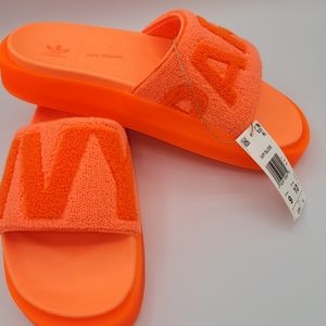 adidas x IVY PARK Neon Orange Slides l Size 10